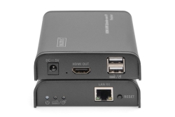 DIGITUS HDMI KVM Extender über IP, Set bis 120M,...