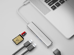 Equip Adapter USB-C->HDMI/2xUSB3.0/SD/TF 4K/ 30Hz...