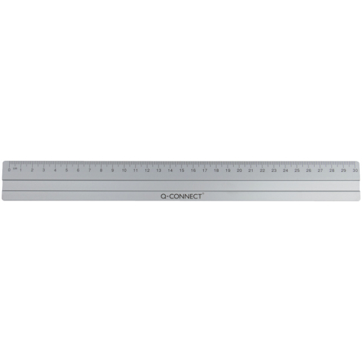 Lineal Alu - 30 cm, silber
