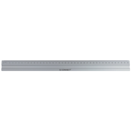 Lineal Alu - 40 cm, silber