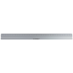 Lineal Alu - 40 cm, silber