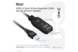 Club3D USB 3.2 A Verlängerungskabel 5m aktiv 5 Gbps St/Bu retail