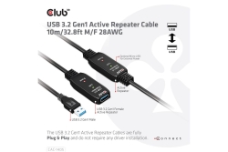 Club3D USB 3.2 A Verlängerungskabel 10m aktiv 5 Gbps St/Bu retail