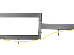 Equip Wandhalterung 32-55/1TFT gelenkig 4Gelenke 35Kg sw retail