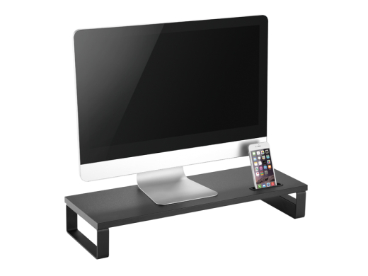Equip Monitortischerhöhung 3xUSB2.0/Handyhalter 15Kg schwarz retail
