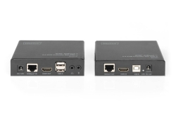 DIGITUS HDMI HDBaseT 2.0 KVM Extender Set, 100 m