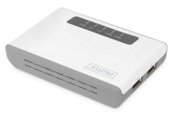 DIGITUS 2-Port USB2.0 Wireless Multif. Netw.Server,300Mbps