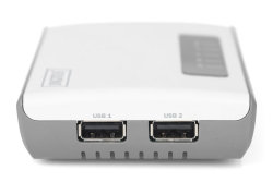 DIGITUS 2-Port USB2.0 Wireless Multif. Netw.Server,300Mbps