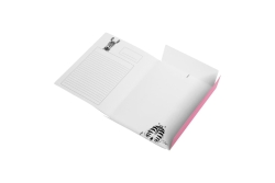PAGNA Gummizugmappe A4 PP,Karton,3 Einschlagklapp, Zebra