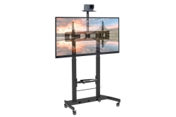 Techly TV Wagen für LCD LED TV 52-110 mit 2 Ablagen 1/2