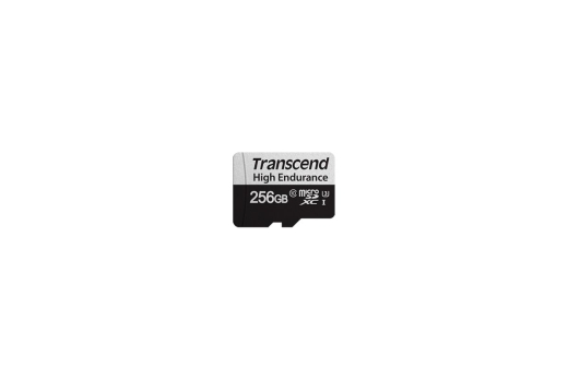 SD microSD Card 256GB Transcend SDXC USD350V w/adapter