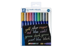STAEDTLER Marker Metallic calligraphy 10 St.im Etui, 2.8mm