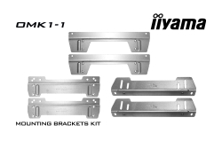 IIYAMA Zubehör OMK1-1 Befestigungswinkel für...