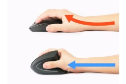 Equip Ergonomische Maus USB-A Stick Rechts schwarz