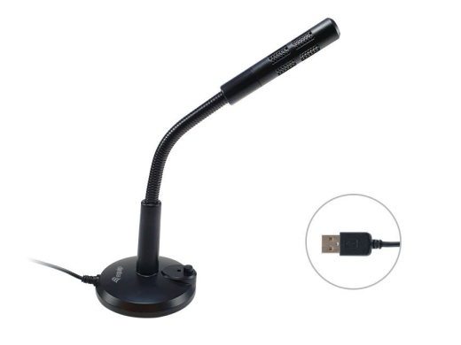 Equip Tischmikrofon USB-A Stecker 1.20m schwarz