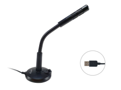Equip Tischmikrofon USB-A Stecker 1.20m schwarz