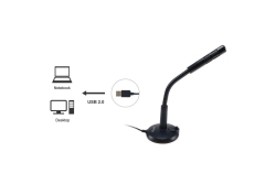 Equip Tischmikrofon USB-A Stecker 1.20m schwarz