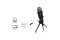Equip Tischmikrofon Mini-Stereo mit 3.5mm AUX 1.80m schwarz