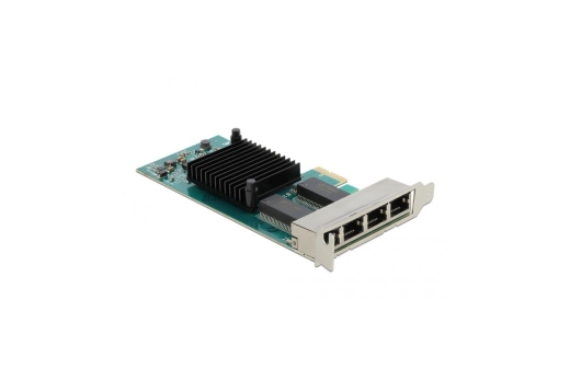 DELOCK PCI Express x1 Karte 4x RJ45 Gigabit LAN i350