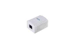Equip Aufputzdose Cat6 1-Port RJ45 UTP RAL 9010 ws...