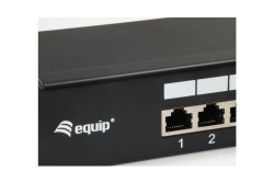 Equip 19 Patchpanel 16xRJ45 Cat6 FTP 1U 250MHz RAL9005