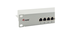 Equip 19 Patchpanel 16xRJ45 Cat6 FTP 1U 250MHz RAL7035