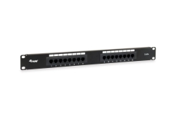 Equip 19 Patchpanel 16xRJ45 Cat5e UTP 1U 100MHz RAL9005
