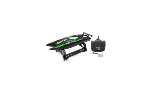 Jamara Speedboot LiPo 7,4V schwarz/grün 2,4GHz