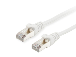 Equip Patchkabel Cat6 S/FTP 2xRJ45 10.00m weiß LSZH...