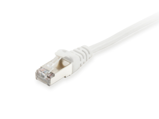 Equip Patchkabel Cat6 S/FTP 2xRJ45 0.50m weiß LSZH Polybeutel