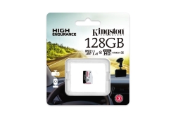 SD MicroSD Card 128GB Kingston SDXC High Endurance...
