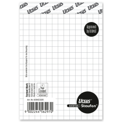 Notizblock - A7, 48 Blatt, 60 g/qm, kariert