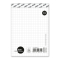 Notizblock - A6, 48 Blatt, 60 g/qm, kariert
