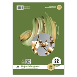 Ringbucheinlage - LIN22, A4, 50 Blatt, 70 g/qm, kariert