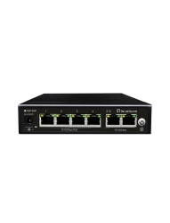 LevelOne PoE+Switch 4xFE PoE/2xFE 60W Metall