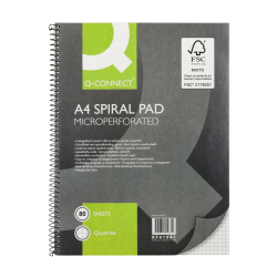 Collegeblock - A4, 80 Blatt, 70 g/qm, kariert