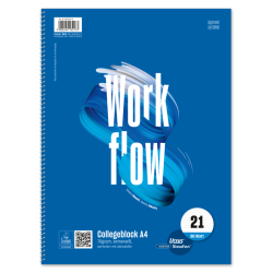 Collegeblock - A4, 80 Blatt, 70 g/qm, 9mm liniert