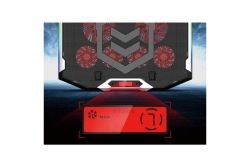 CONCEPTRONIC 6-Fan USB-A2.0 Laptop-Kühlpad 30Kg RGB 17 sw