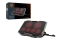 CONCEPTRONIC 6-Fan USB-A2.0 Laptop-Kühlpad 30Kg RGB 17 sw