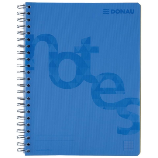 Collegeblock PP Cover - A4, kariert, blau