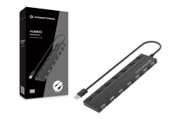 CONCEPTRONIC 7-Port Hub USB-A2.0->7xA2.0/DC o.Netz. sw