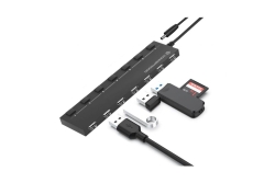 CONCEPTRONIC 7-Port Hub USB-A2.0->7xA2.0/DC o.Netz. sw