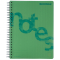Collegeblock PP Cover - A4, kariert, grün
