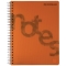 Collegeblock PP Cover - A4, kariert, orange
