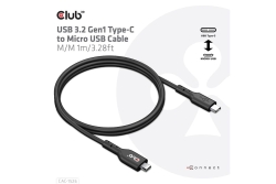 Club3D Kabel USB 3.2 Typ C <> Micro USB 1m St/St retail