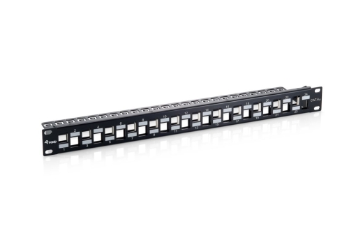 Equip 19 Patchpanel 24xKeystones FTP 1U LSA/110 RAL9005