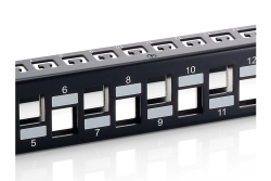 Equip 19 Patchpanel 24xKeystones FTP 1U LSA/110 RAL9005