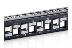 Equip 19 Patchpanel 24xKeystones FTP 1U LSA/110 RAL9005