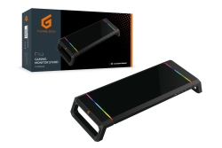 CONCEPTRONIC Monitortischerhöhung Gaming +4xUSB-A2.0 schwarz