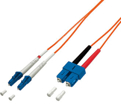Equip Patchkabel LC->SC 2.00m Multimode Duplex OM1...